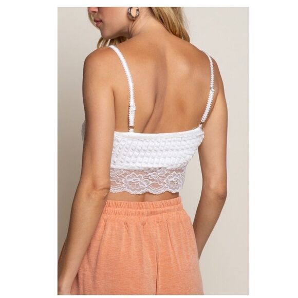 BLACK bralette with Lace Detailing - Picture 11 of 15